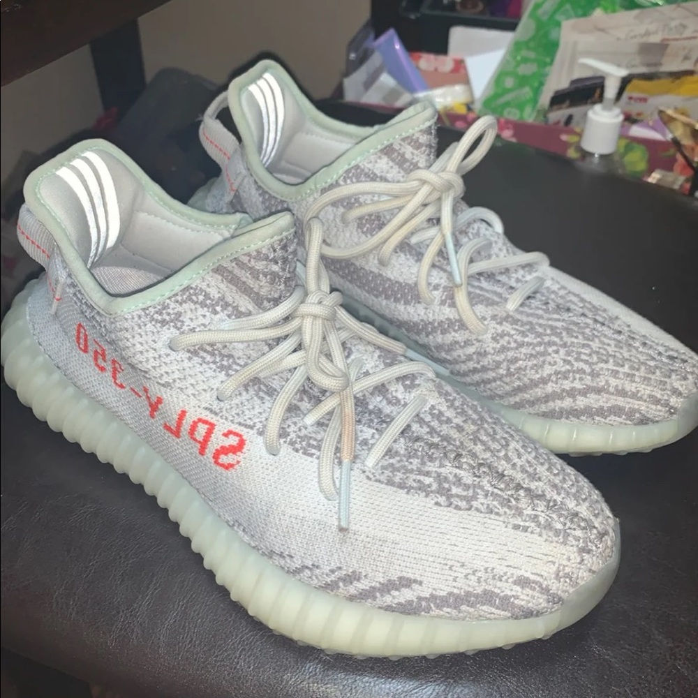 SOLD ON DEPOP Yeezy Boost 350 V2 Blue Tint